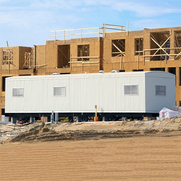 we can deliver construction trailers directly to your job site for your convenience